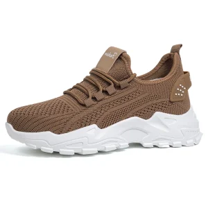 Women’s Fashion Sneakers Breathable Classic Light Weight Thick Sole 4cm Comfortable Daily Commute Shoes