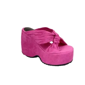 Women’s Fashion Summer Gladiator Sandals Open Toe Wedges Platform Chunky Mules Flip Flop with High Heels Slippers Slides