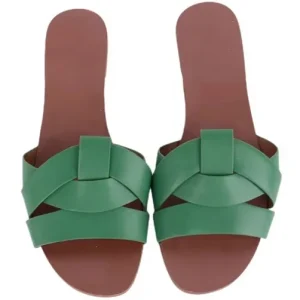 Women’s Fashion Trend Light Weight Anti Slip Sandals Soft Sole House Slides Color Options Summer Outdoor Rubber PU