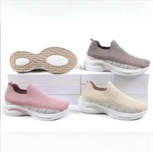 Women’s Fashionable Sports Shoes Outdoor Fitness Walking Shoes Cushioning Arch Support Spring Lightweight Breathable Design