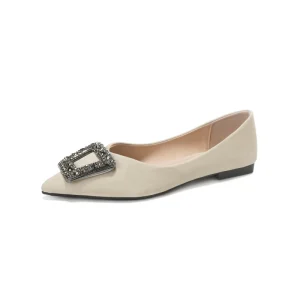 Women’s Fashionable and Breathable Summer Autumn Wedding Shoes Comfortable Diamond Pointed Shoes