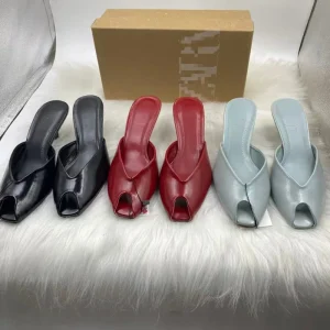 Women’s Fish Mouth Open Toe High Heels Sandals PU Upper Comfortable Sexy Multi Functional Fashionable