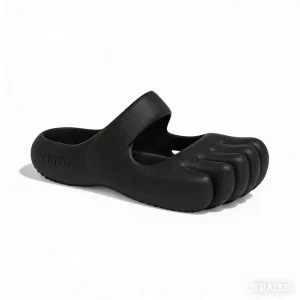 Women’s Five Toe Casual Slippers Open Toe EVA Cloud Slides Breathable Height Increasing Comfortable Non Slip Summer Sandals