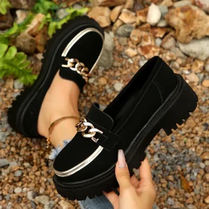 Women’s Flat Light Lace up Flower Chunky Casual Spring Autumn Loafers Rafia Mules Mary Jane Buckle Comfortable Slip
