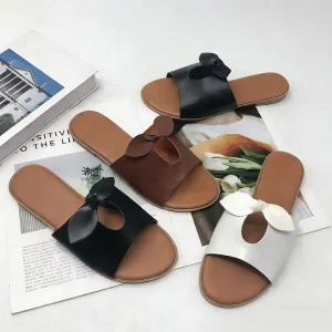 Women’s Flat Sandals Summer New Style Toe-up Casual Breathable Outdoor Women’s Sandals and Slippers