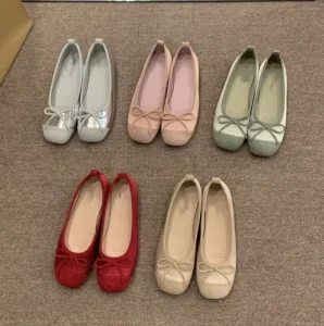 Women’s Flat Shoes 35-40 Spring Summer Elegant for Three Colors