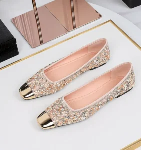 Women’s Flat Shoes 35-40 Summer Fashionable Spring Ladies Flat Shoes for Three Colors