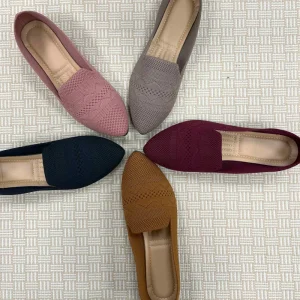 Women’s Flat Shoes Canvas Weaving Design Stylish & Comfortable Office & Casual Flats for Women