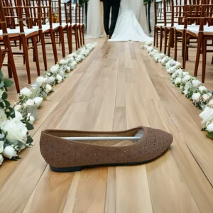 Women’s Flat Shoes for Wedding Office Summer and Winter Leather Lining Lace Upper PU Insole Sole