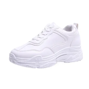Women’s Flat Spring Autumn Casual Chic Shoes Thick Bottom Breathable Sports Shoes for Ladies