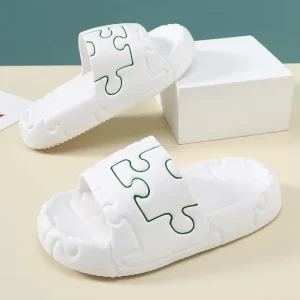 Women’s Flat Summer EVA Slippers with Soft Comfortable Non-slip Sole for Bathroom Beach Home Use