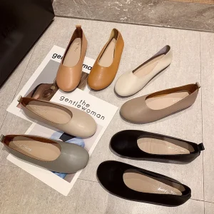 Women’s Flats Shoes Pointed Toe Knit Ballet Comfortable Dressy Mesh Flat