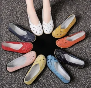 Women’s Flats for Foreign Trade Summer Bow Hollow Sandals European and American Large Size Slippers for Women