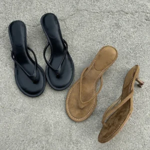 Women’s Flip Flop Wedge Heel Sandals Summer Thong Strap Platform Mules for Beach Outdoor Daily Wear