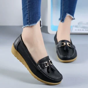 Women’s Flying Woven Slip on Stretch Sneakers Large Size Coconut Shoes