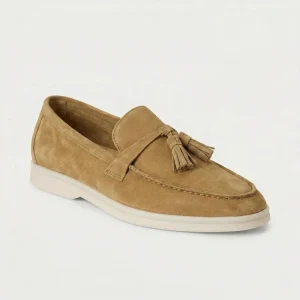 Women’s Genuine Cow Leather Loafers Tassel Low Top Casual Shoes for Driving