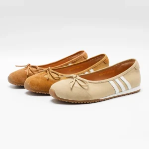 Women’s Genuine Leather Ballet-style Trainer Flats Soft Light Weight for Spring Summer Autumn