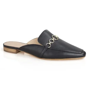 Women’s Genuine Leather High-Heeled Sandals Casual Style Platform Mules with Light PU Insole for Summer