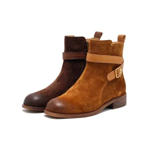 Women’s Genuine Leather Lace up Breathable Comfort Soft Ankle Boots Autumn
