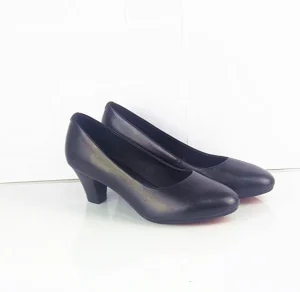 Women’s Genuine Leather Upper Platform Wedge Heel Dress Shoes Spring Summer Autumn Lightweight Rubber Outsole Breathable