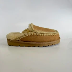 Women’s Genuine Sheepskin Shearling Upper Insole EVA Sole Braided Edge Winter Spring Barefoot Warm Clogs Custom OEM