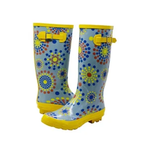 Women’s Gumboots Customizable Design Fashionable Rain Boots for Ladies