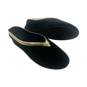 Women’s Hand Stitching Luxury Comfortable Vintage Platform Velour Walking Sandals Slip on Mules Wedge Slipper