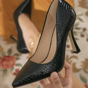 Women’s High Heels Closed Toe Stiletto Pointed Dress Shoes for Wedding Bridal Work Office Dressy Fashion