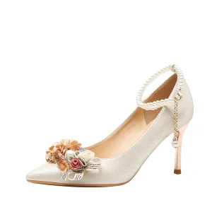 Women’s High Heels Sandals Ladies Pointy Toe Stiletto Heel Shoes Slip on Dress Office Wedding Shoes Business Dating for Women
