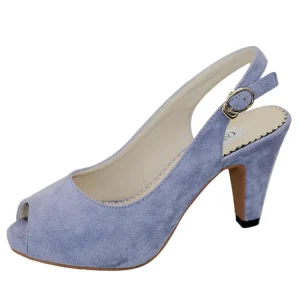 Women’s High Heels Spring Pumps Breathable Platform Party Dress Shoes with Thin Fish Mouth Toe and Pointed Slip Plus Size