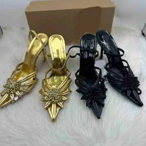 Women’s High Heels Stiletto Casual Style Height Increasing Party Shoes for Summer Open Outdoor Sandals