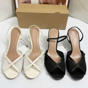 Women’s High Heels Stiletto Casual Style Height Increasing Party Shoes for Summer Open Outdoor Sandals