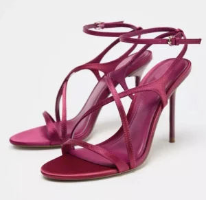 Women’s High Heels Stiletto Round Head Casual Style Height Increasing Sexy Party Shoes for Spring Summer Open Outdoor