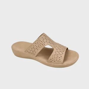 Women’s High Quality Casual Rhinestone Platform Slippers, Breathable Soft Sole Anti Slip Ladies Low Heel Wedge Slippers Shoes