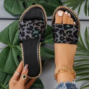 Women’s High Quality Flat Slippers DF2024 Sandals Casual Fashion Summer Comfortable for Europe and America