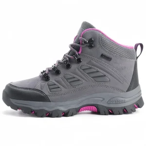 Women’s High-Top Lightweight Hiking Boots Cushioned Outdoor Shoes Mountain Camping Comfortable Winter Wear