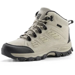 Women’s High-top Lightweight Hiking Boots Cushioned Outdoor Shoes for Mountain Camping Comfortable Winter Wear