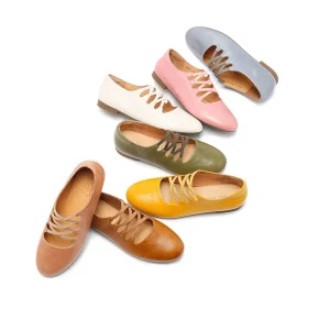 Women’s Hollow Out Crisscross Strap Ballet Flats Soft Light Weight Summer Spring Autumn Genuine Leather