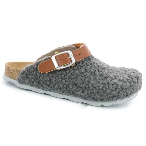Women’s Indoor Outdoor Ladies Mules Memory Foam Cushion Warm Sherpa Fabric Cork Clogs