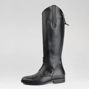 Women’s Knee-High Genuine Leather Equestrian Boots Custom Logo Multi-Season Zip Closure for Summer Winter and Spring Riding