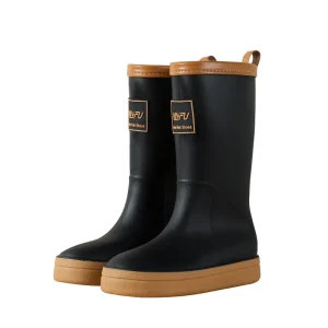 Women’s Knee-High PVC Upper Waterproof Non-Slip Anti-Odor All Seasons Velvet Fashion Rain Boots