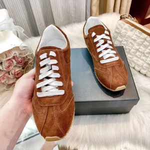 Women’s Korean Breathable Spring Autumn Sports Shoes Thin Sole Comfortable Non Slip Flat Leisure Walking Original Designer Brand