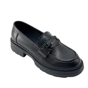 Women’s Korean Platform Loafers Lightweight Office Shoes Slip-On Closure Waterproof Feature Spring Summer Autumn