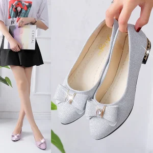 Women’s Korean Style Slip-On Sandals Spring Summer Soft Bottom Casual Work Shoes