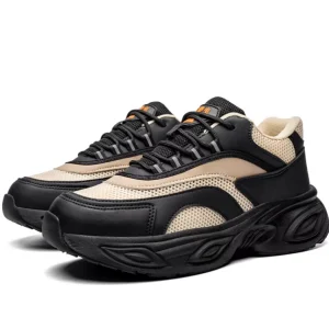 Women’s Labor Protection Shoes Anti Smash Anti Puncture Steel Toe Composite Toe Breathable Mesh Lining Anti Static Durable