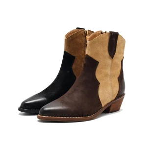 Women’s Lace Up Ankle Boots Lightweight Breathable Soft Fashion Trend