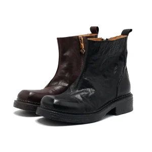 Women’s Lace Up Genuine Leather Breathable Comfort Soft Ankle Boots Autumn Winter Korean