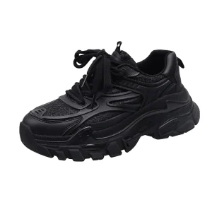 Women’s Lace Up Sneakers Breathable Mesh Flat Sport Casual Walking Running Shoes Quick Drying Pu Midsole Plastic Summer Autumn