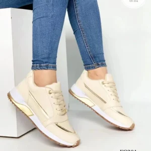 Women’s Large Size Tennis Shoes New Design Autumn Leisure Low Top Sneakers Flat Breathable Stock Shoe for Women