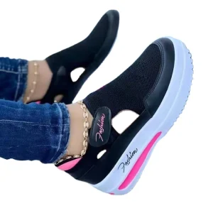 Women’s Light Weight Flat Platform Shoes Walking Sneakers Shoes Size 41 42 43